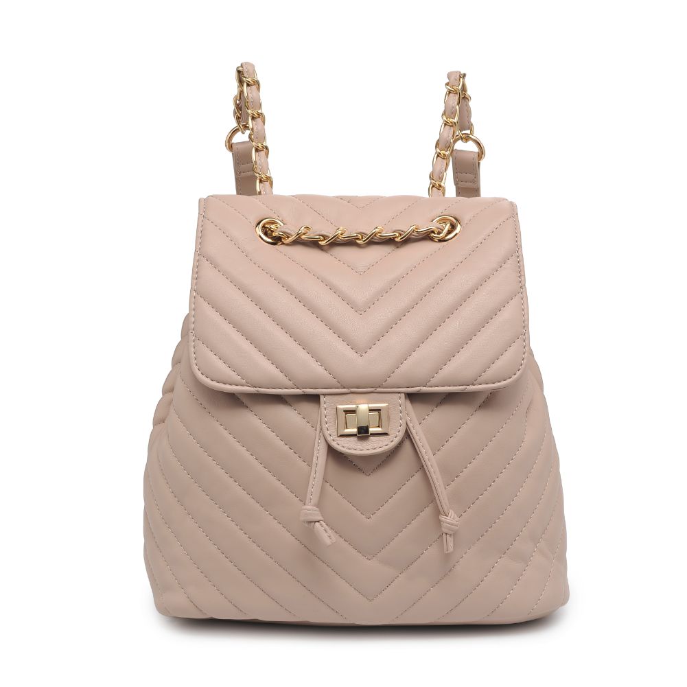 Woman wearing Nude Urban Expressions Yessenia Backpack 818209013710 View 5 | Nude