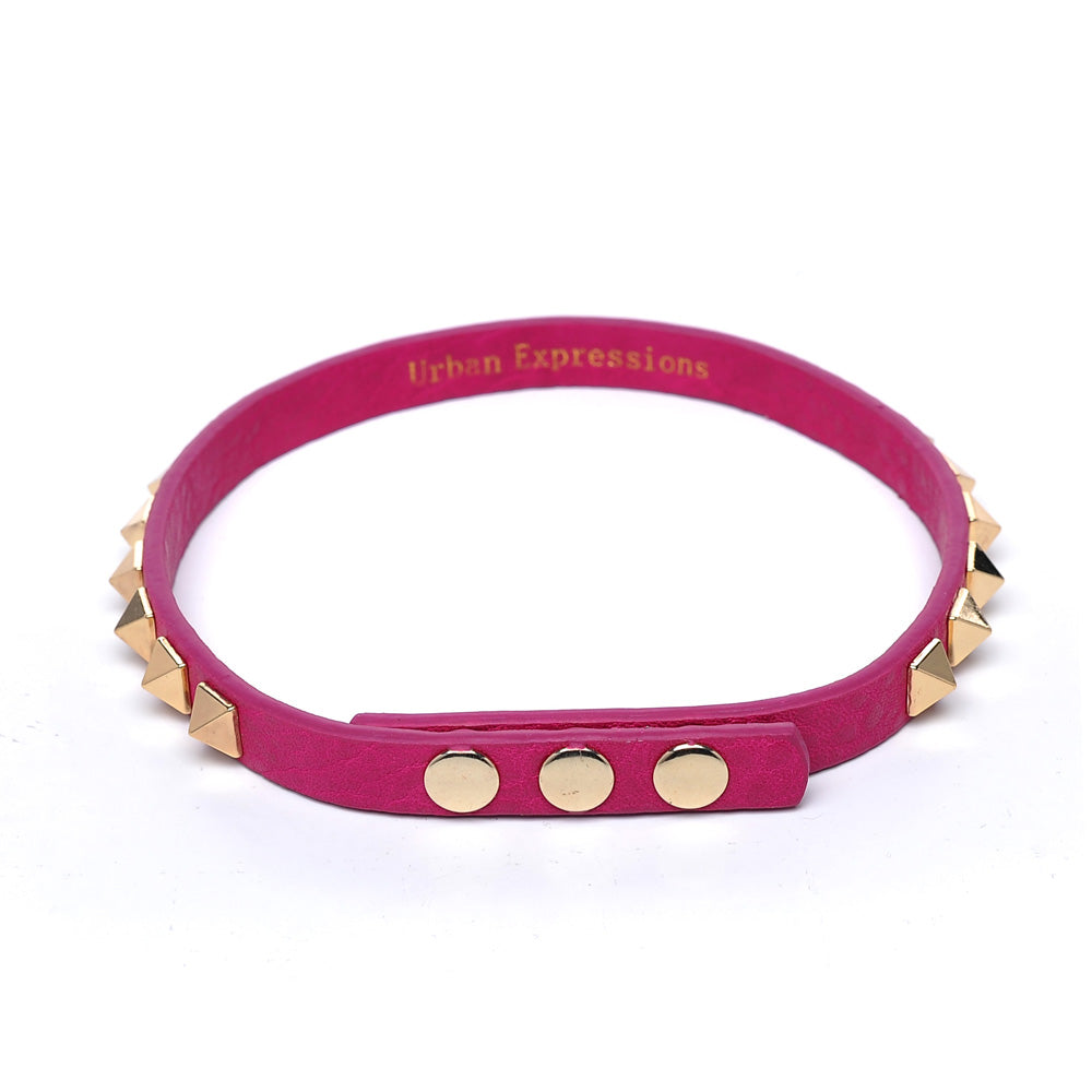 Product Image of Urban Expressions Titan Bracelet 818209020602 View 3 | Pink