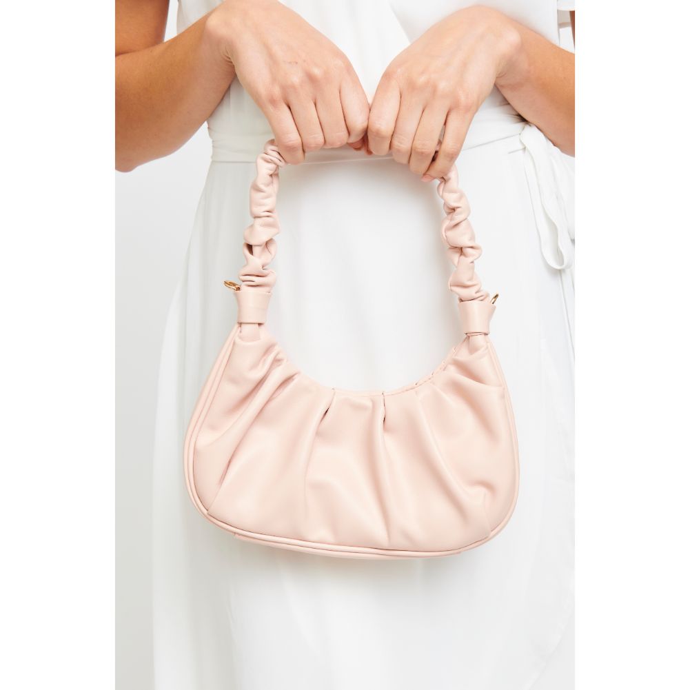 Woman wearing Rose Urban Expressions Oliveta Shoulder Bag 840611179913 View 1 | Rose