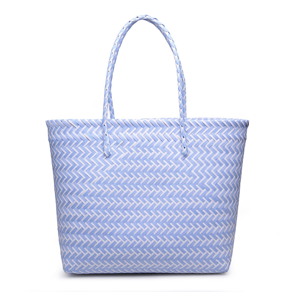 Product Image of Urban Expressions Palomas Tote NA-840611162151 View 1 | Blue White