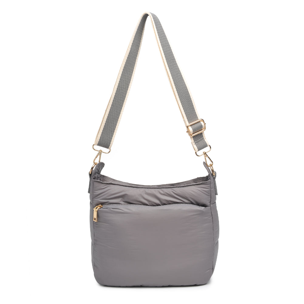 Product Image of Urban Expressions Verna Crossbody 840611184986 View 7 | Grey