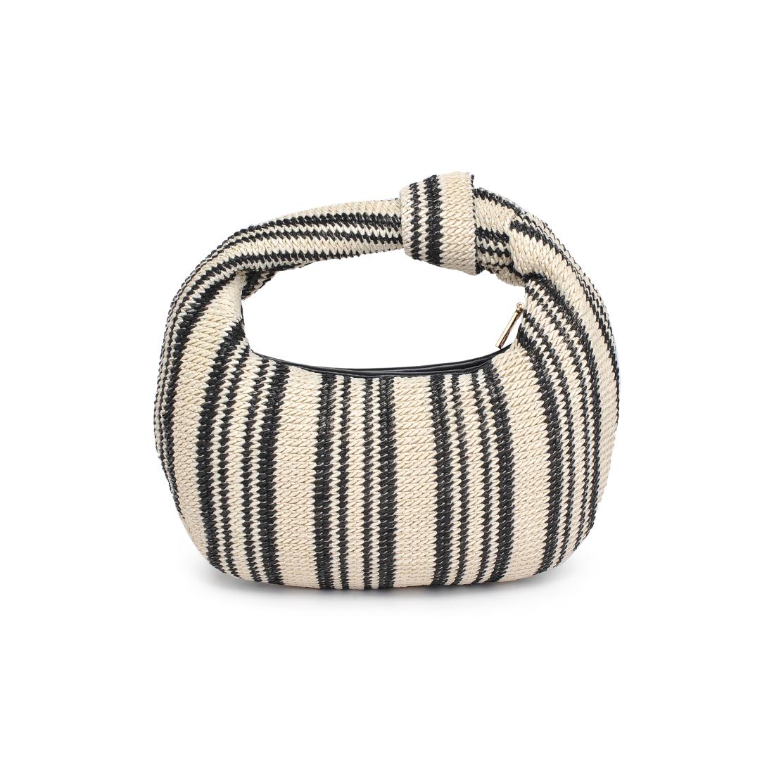 Product Image of Urban Expressions Tracy - Stripes Clutch 840611141651 View 7 | Black White