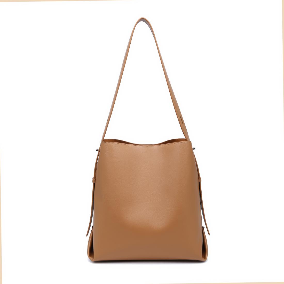 Woman wearing Camel Urban Expressions Caroline Hobo 840504208355 View 7 | Camel