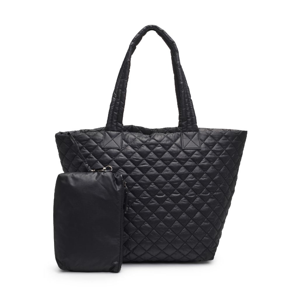 Woman wearing Black Urban Expressions Breakaway Tote 840611148933 View 5 | Black