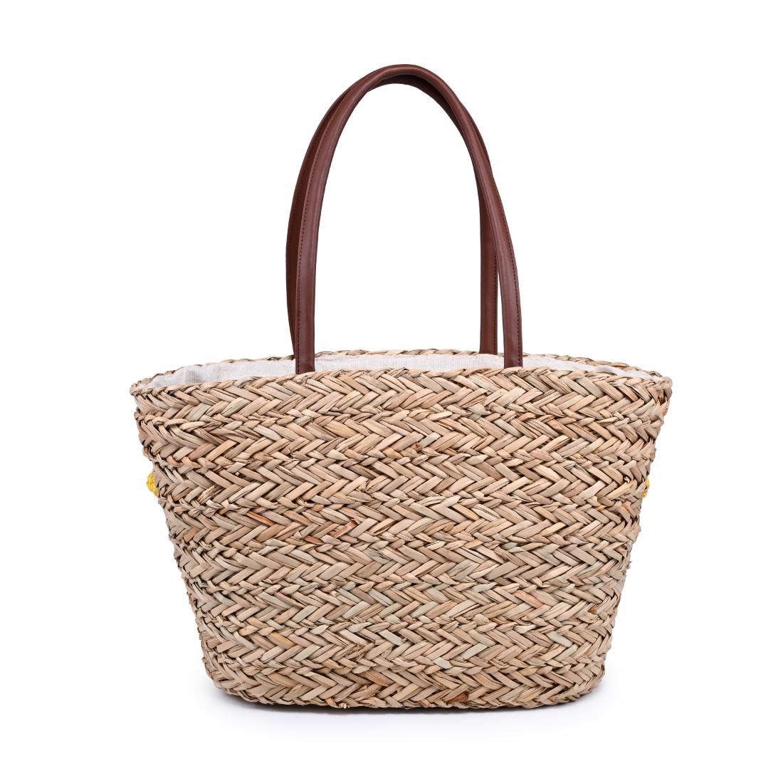 Woman wearing Natural Lemon Urban Expressions Josie Tote 840504204609 View 7 | Natural Lemon