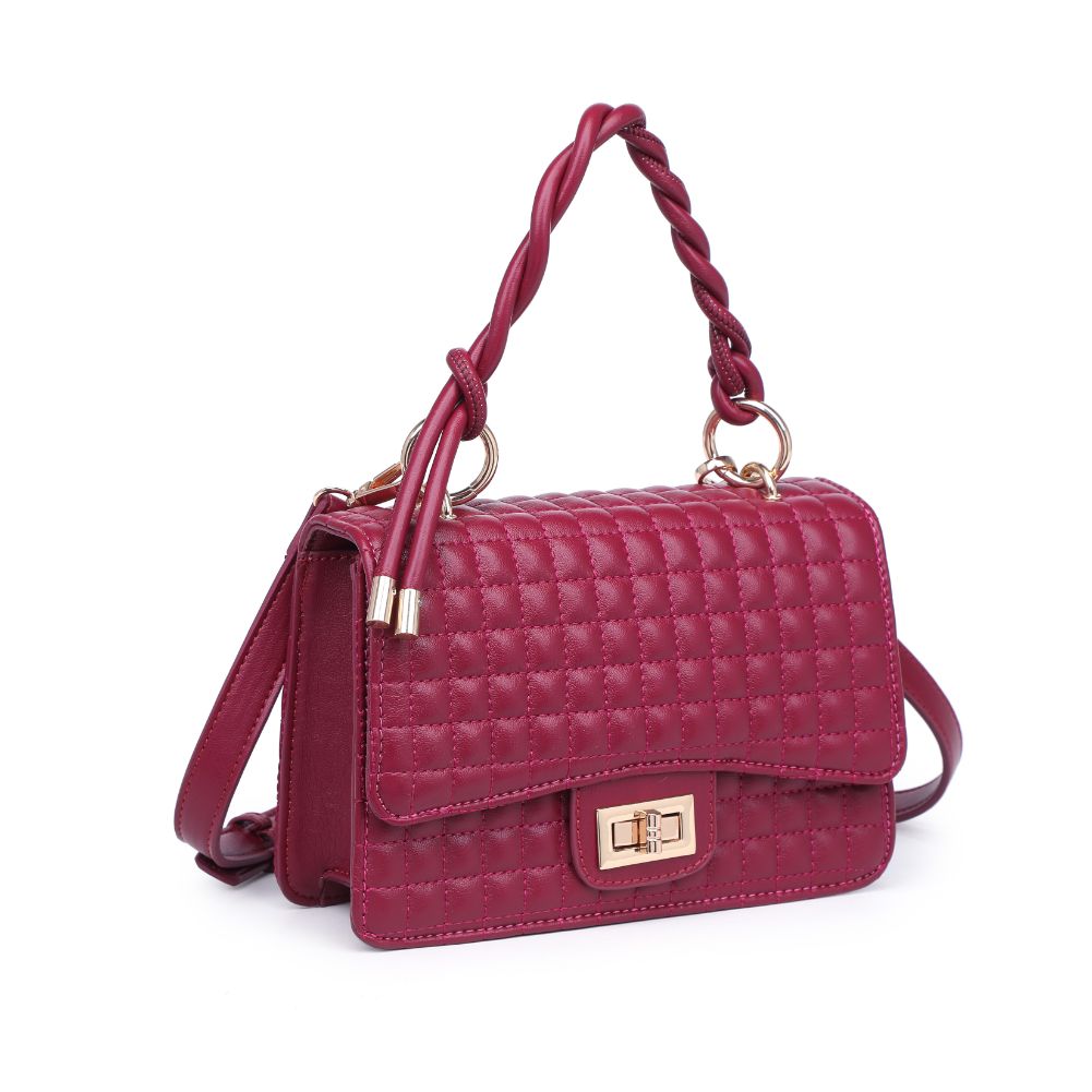 Woman wearing Wine Urban Expressions Zoe Crossbody 840611115409 View 6 | Wine