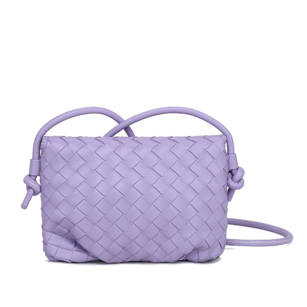 Woman wearing Lilac Urban Expressions Kylo Crossbody 840611124401 View 7 | Lilac