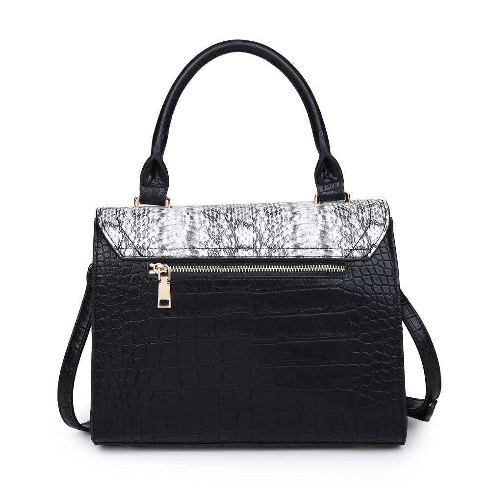 Product Image of Urban Expressions Cappella Satchel 840611154392 View 3 | Black