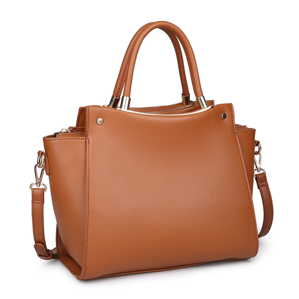 Product Image of Urban Expressions Greyson Satchel NA-840611149732 View 2 | Tan