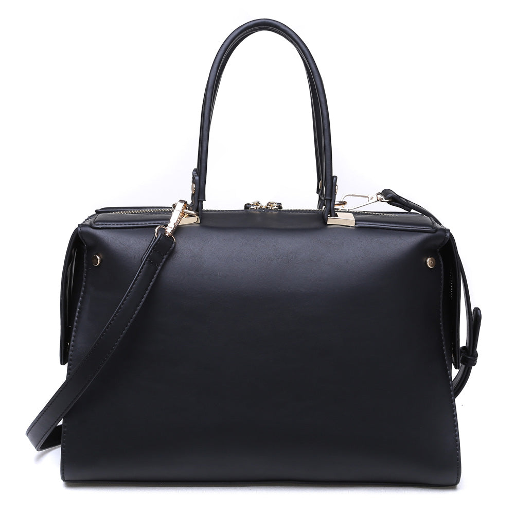 Product Image of Urban Expressions Nadia Satchel NA-840611149879 View 3 | Black