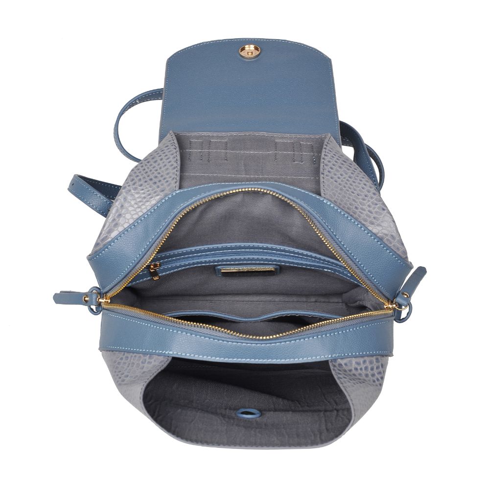 Product Image of Urban Expressions Clara Backpack 840611167248 View 4 | Denim