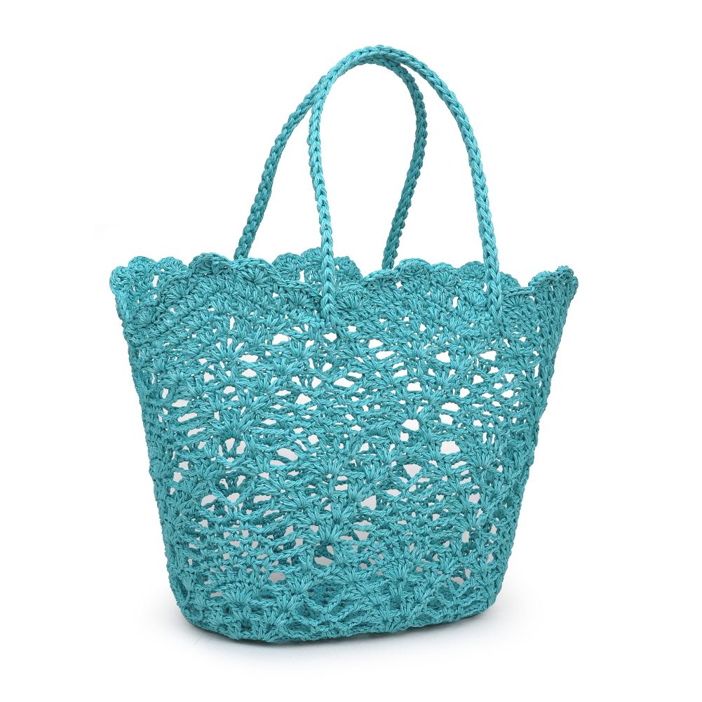 Product Image of Urban Expressions Poppy Tote 840611169563 View 2 | Turquoise