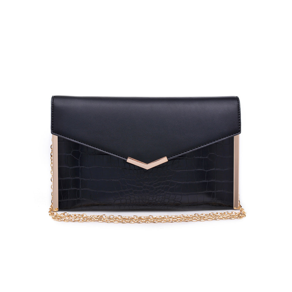 Product Image of Urban Expressions Heather Clutch 840611158161 View 1 | Black