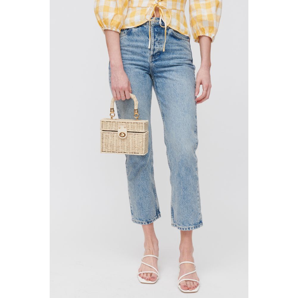 Woman wearing Ivory Urban Expressions Whimsy Crossbody 840611118509 View 2 | Ivory