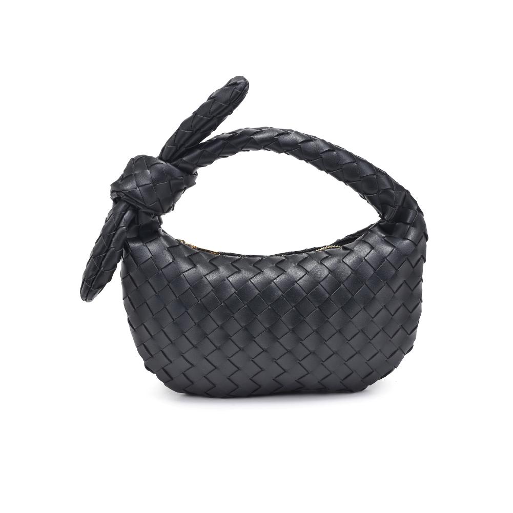 Woman wearing Black Urban Expressions Lizbeth Clutch 840611127792 View 5 | Black