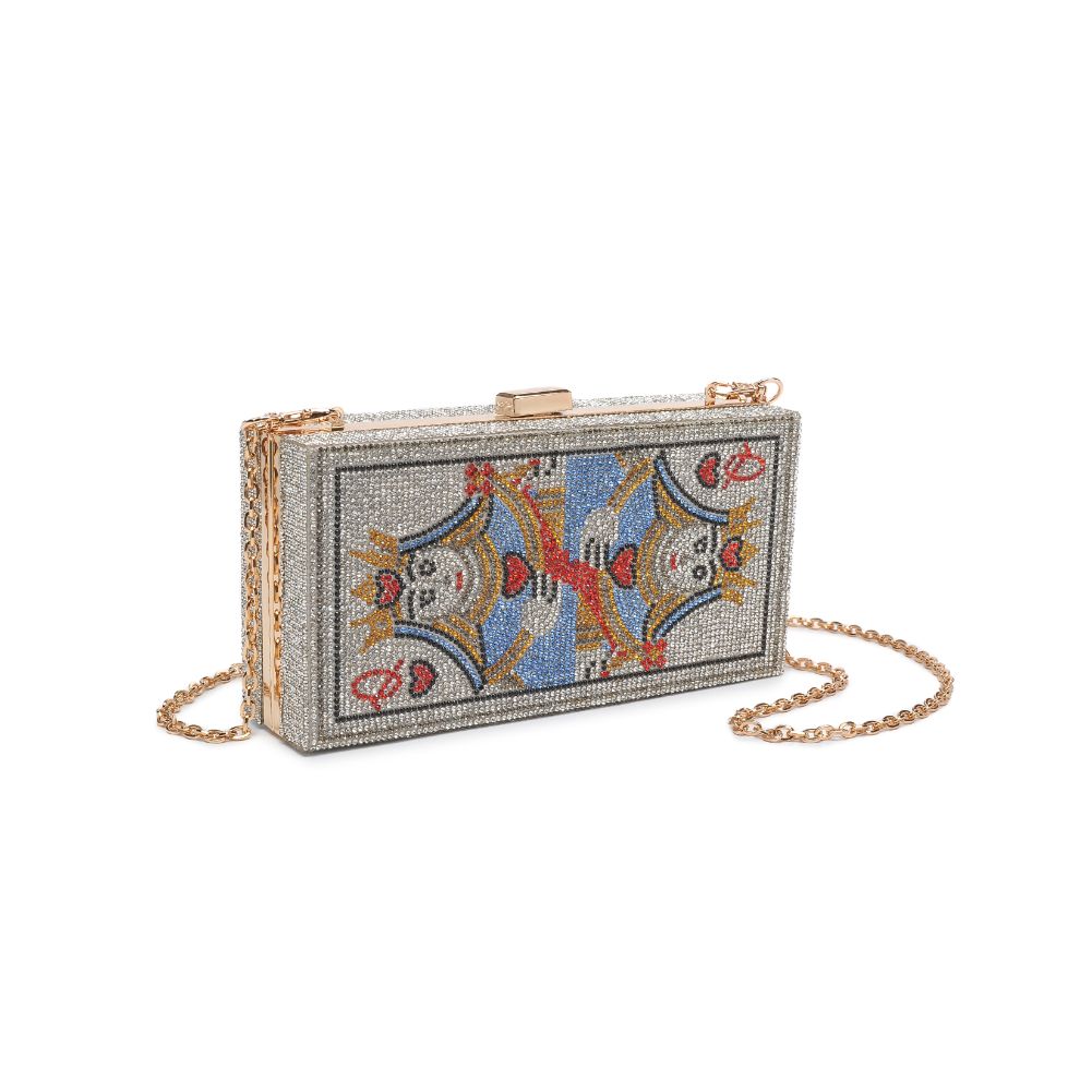 Product Image of Urban Expressions Judith Evening Bag 818209012270 View 6 | Silver Multi