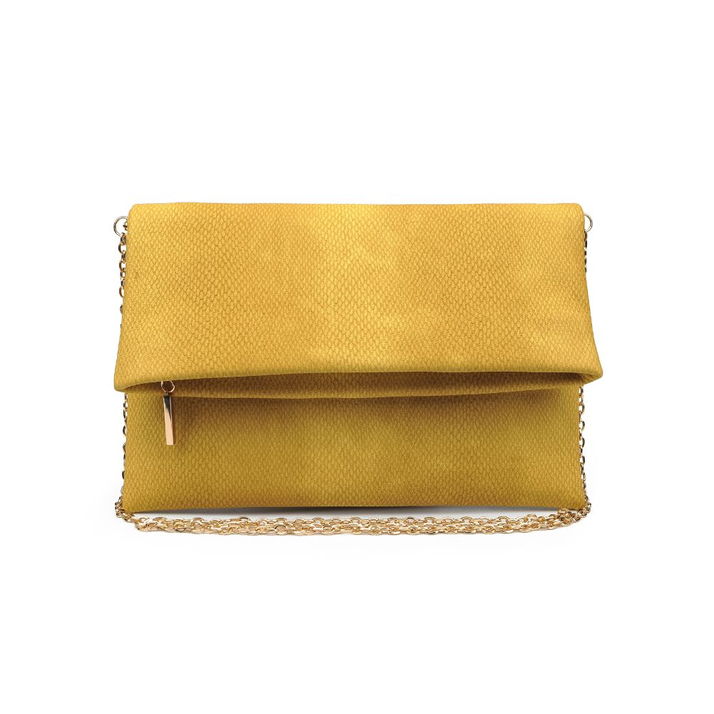 Product Image of Urban Expressions Evie Clutch 840611164933 View 1 | Mustard