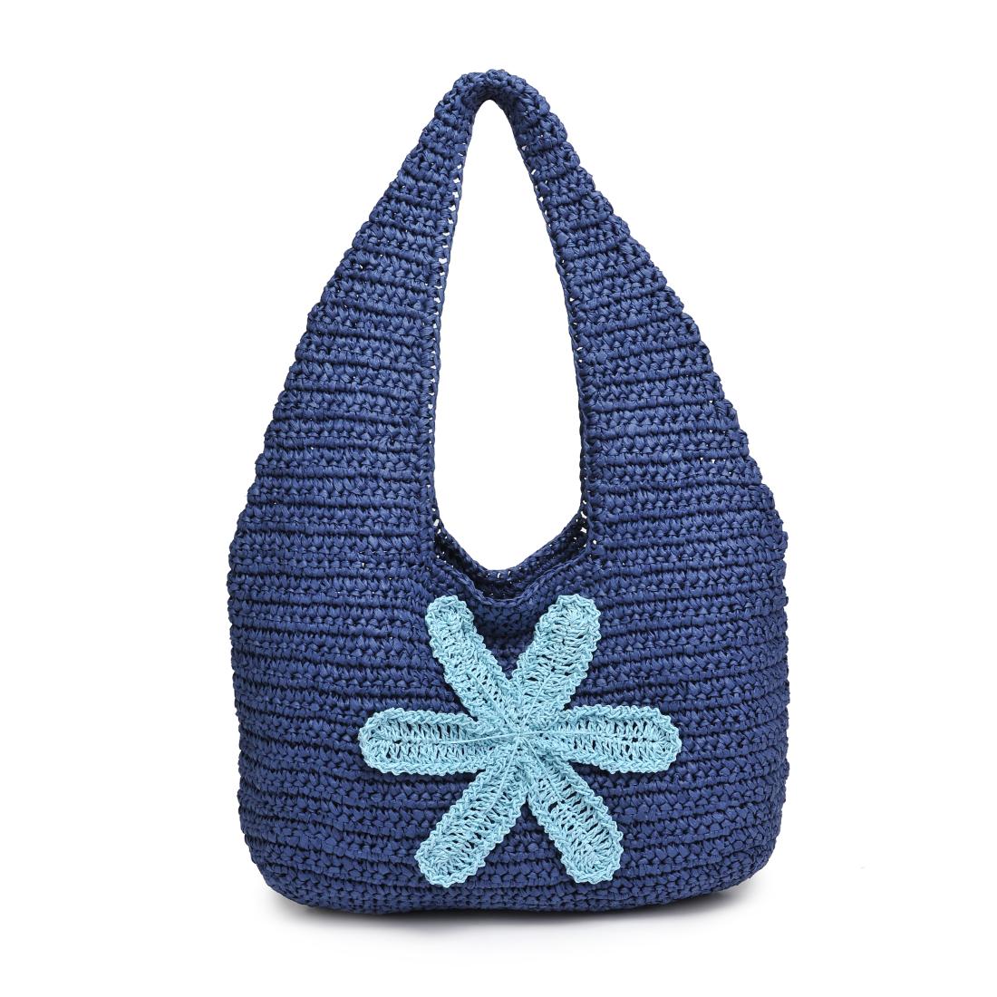 Product Image of Urban Expressions Crystal Hobo 840611153012 View 5 | Navy