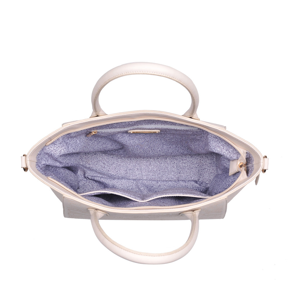 Product Image of Urban Expressions Primrose Tote NA-840611158802 View 4 | Cream
