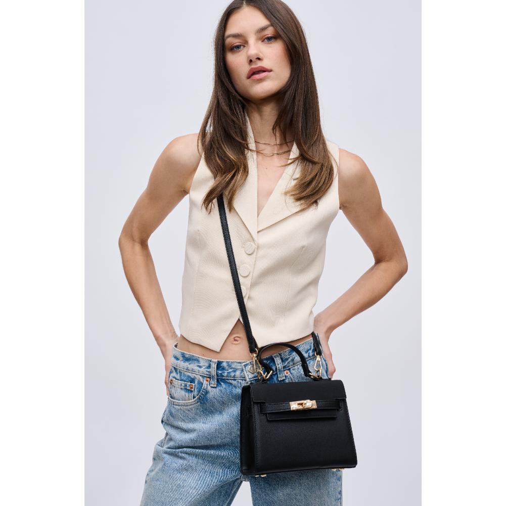 Woman wearing Black Urban Expressions Mayfair Crossbody 840611121592 View 1 | Black