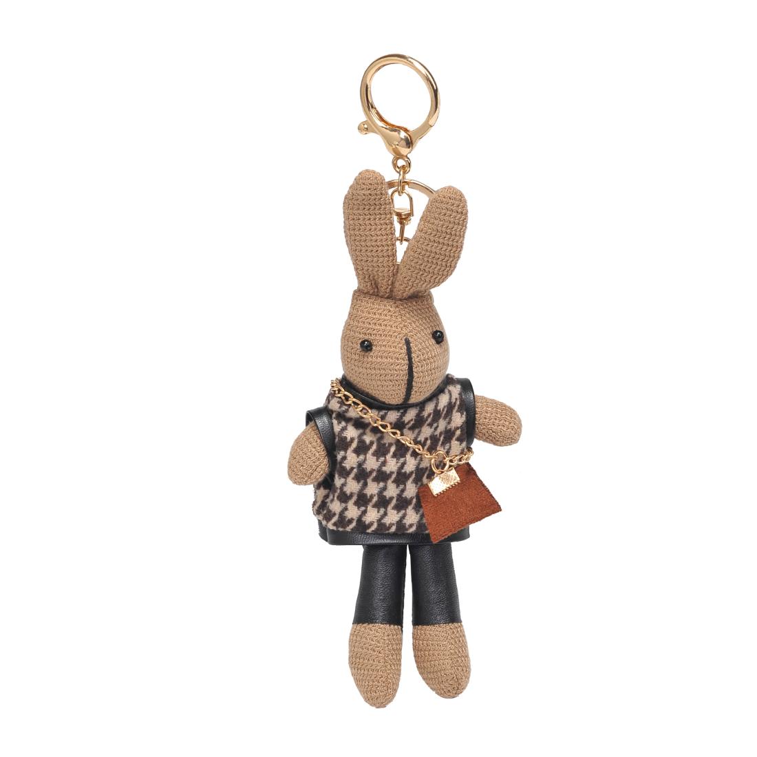 Product Image of Urban Expressions Kyle Keychain Charm 840504201202 View 5 | Brown