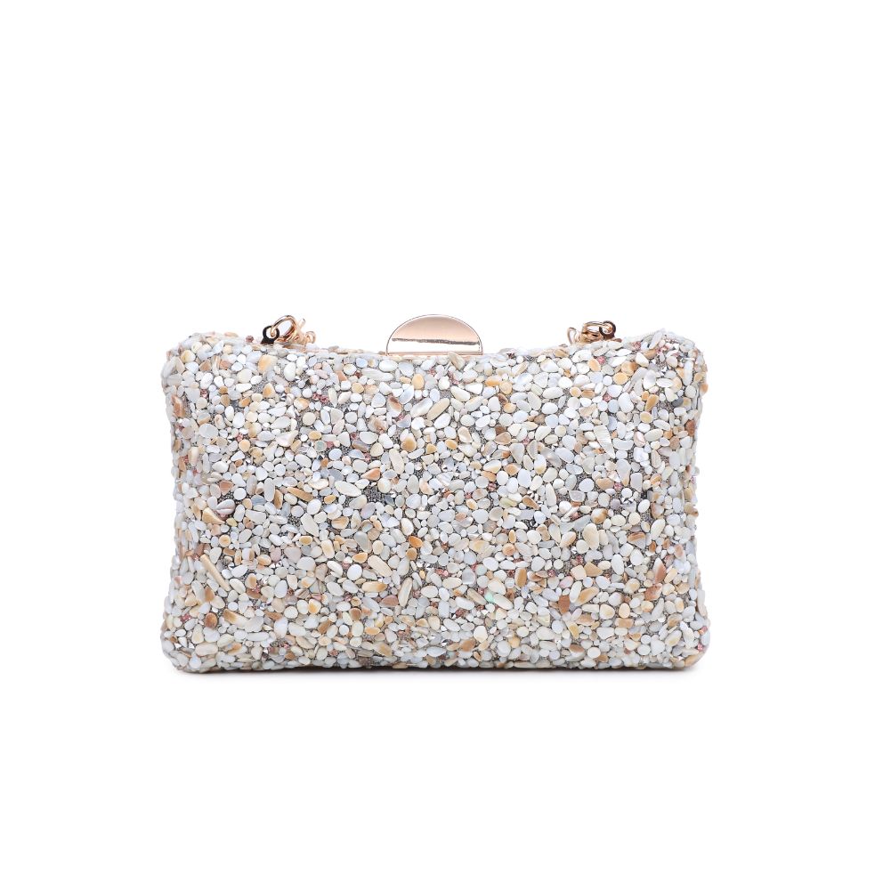 Product Image of Urban Expressions Shelley Evening Bag 840611118196 View 7 | Ivory