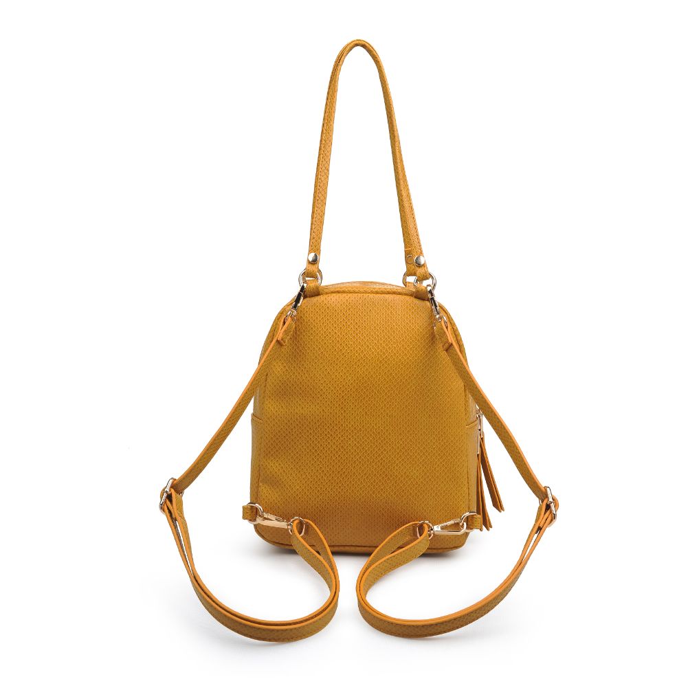 Product Image of Urban Expressions Watson Backpack 840611169259 View 3 | Mustard