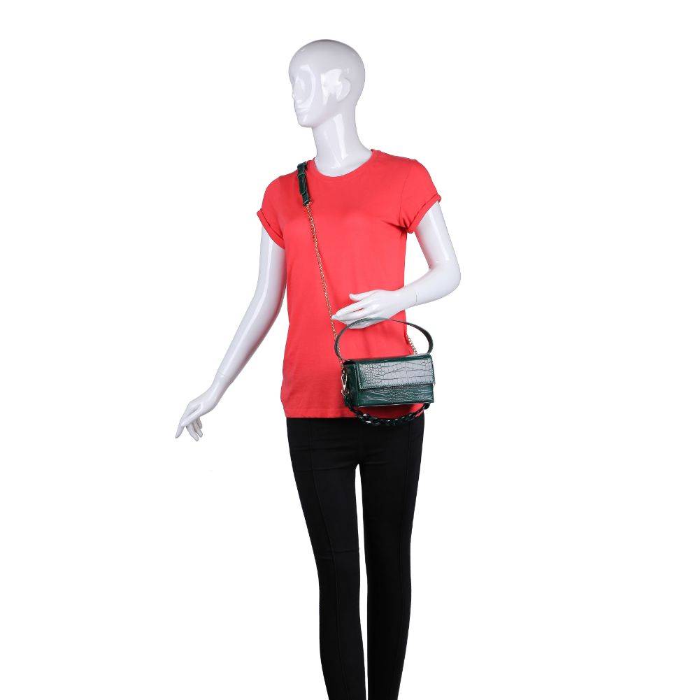 Product Image of Urban Expressions Mariah Clutch 840611165275 View 5 | Emerald