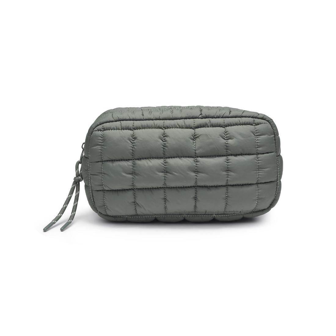 Urban Essentials Cloud Nine - Puffer Cosmetic & Travel Organizer Pouch 840611197702 View 5 | Olive