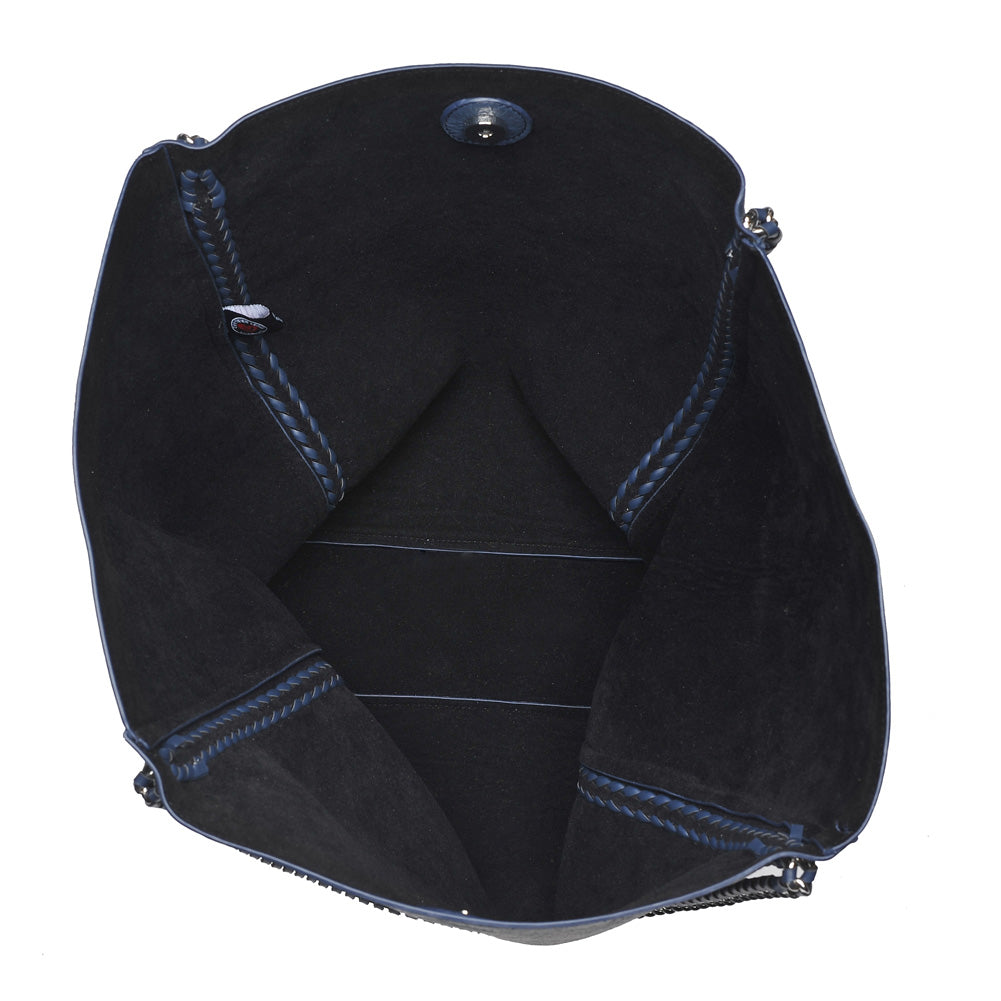 Product Image of Urban Expressions Matilda Tote NA-840611151476 View 4 | Navy
