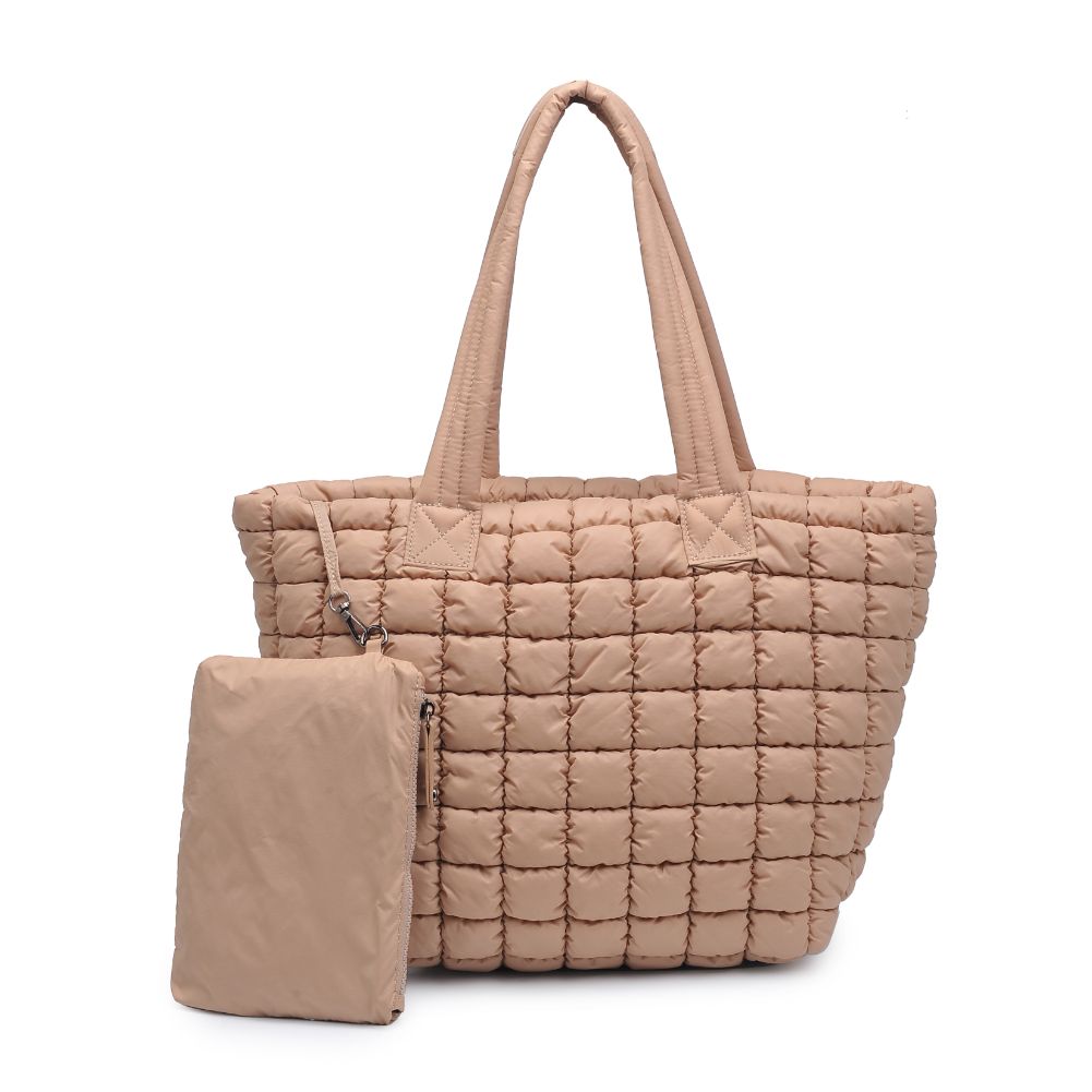 Urban Expressions Breakaway - Puffer Tote 840611119858 View 5 | Nude