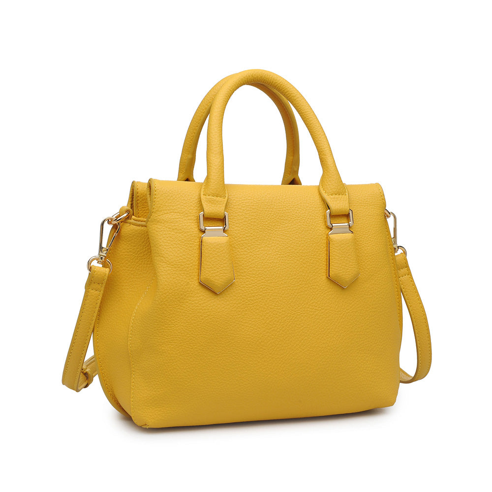 Product Image of Urban Expressions Emmylou Satchel NA-840611146489 View 2 | Mustard