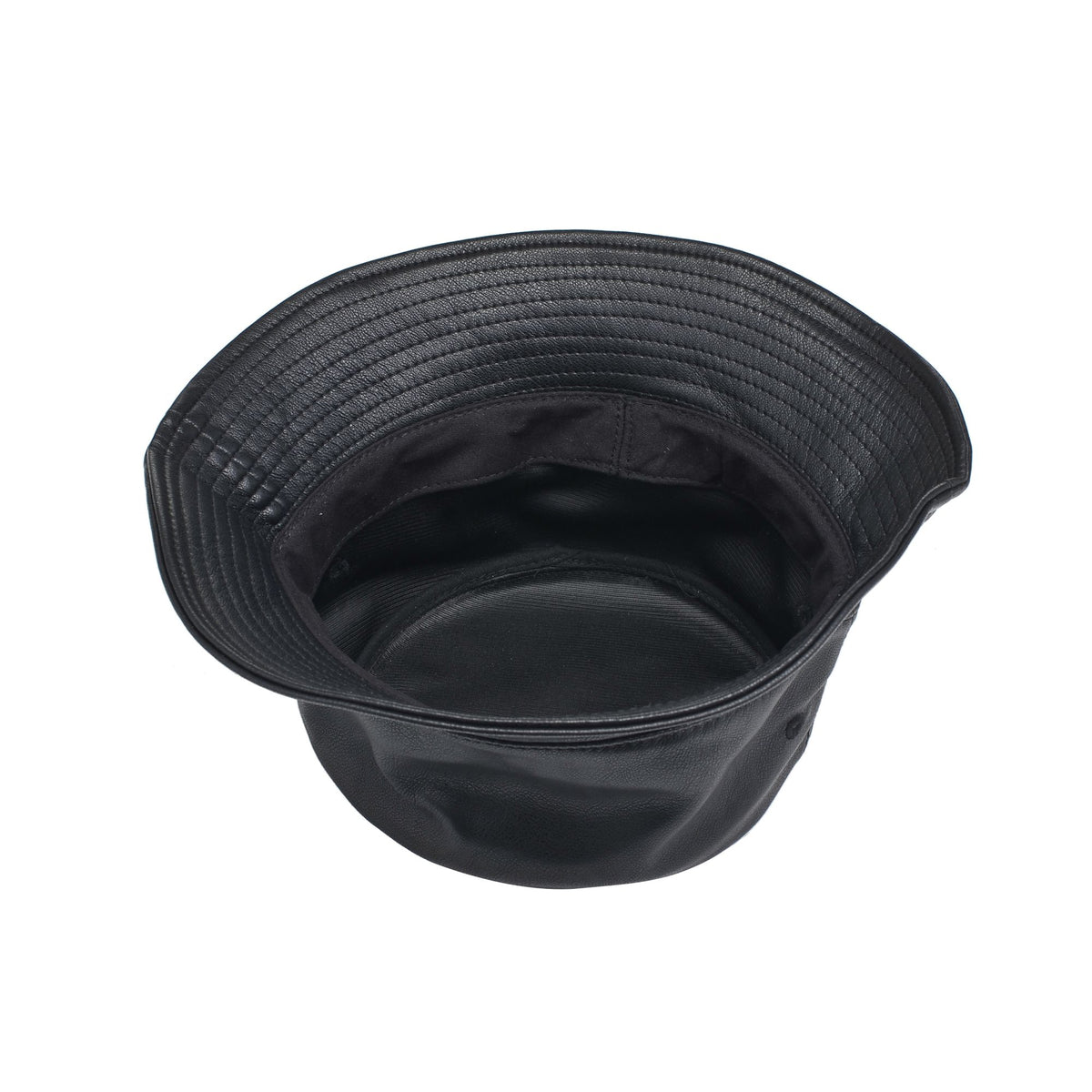 Product Image of Urban Expressions Vegan Leather Bucket Hat Bucket Hat 818209014779 View 8 | Black