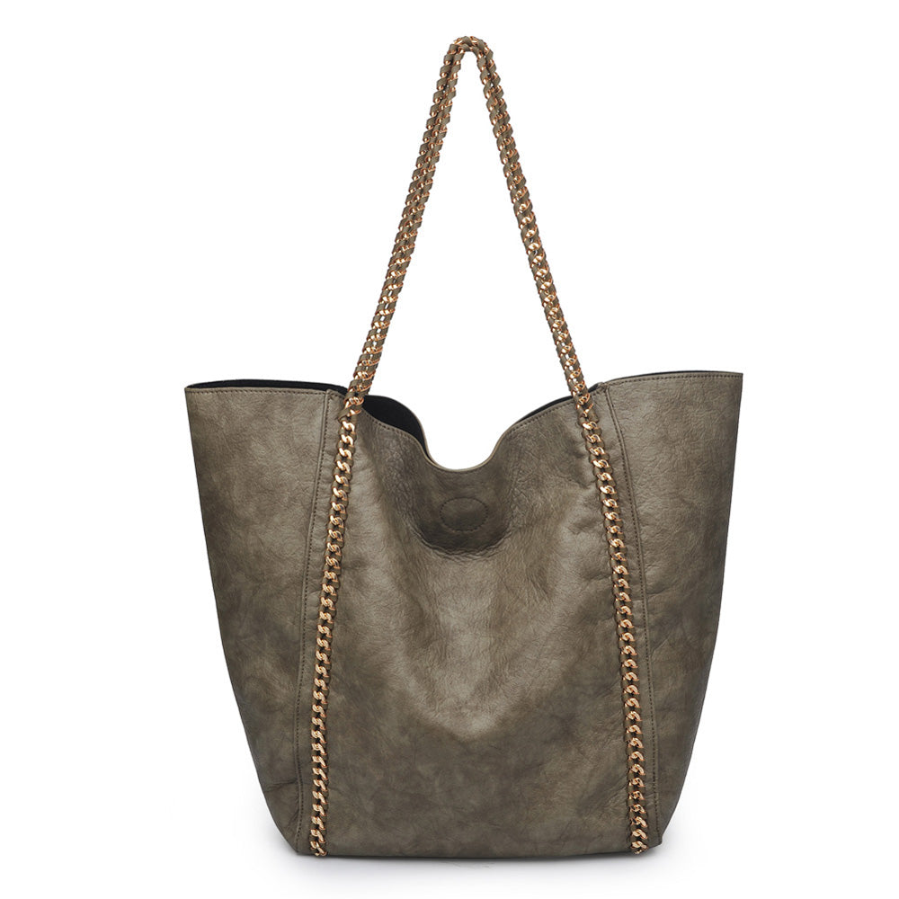 Product Image of Urban Expressions Matilda Tote NA-840611151452 View 1 | Olive