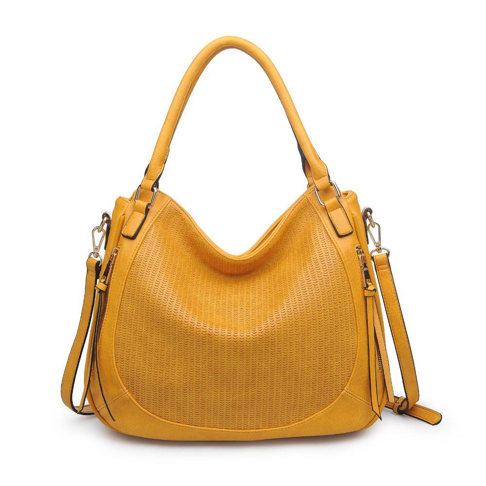 Product Image of Urban Expressions Angelica Hobo 840611173720 View 5 | Mustard