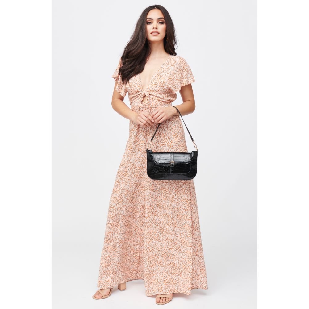 Woman wearing Black Urban Expressions Alexandra Crossbody 840611182876 View 3 | Black