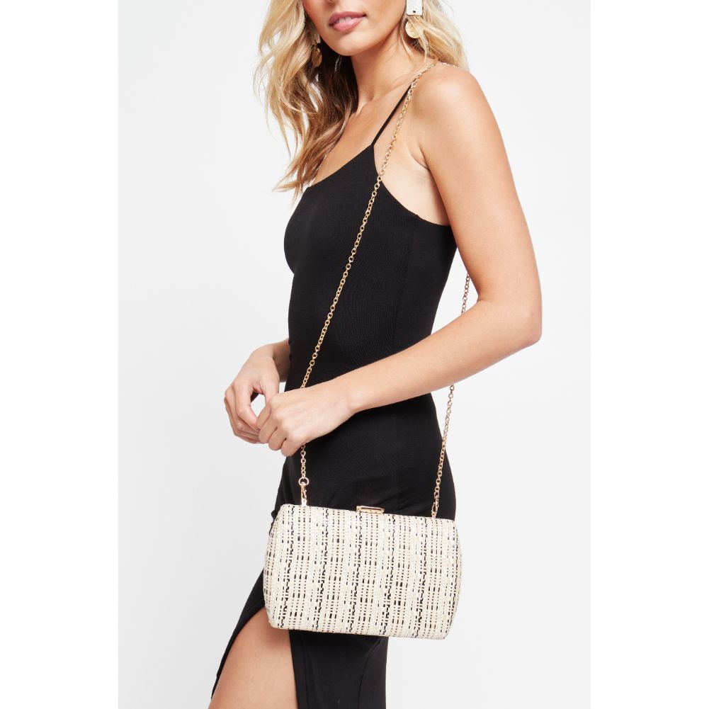 Woman wearing Black Multi Urban Expressions Nashville Evening Bag 840611179968 View 2 | Black Multi