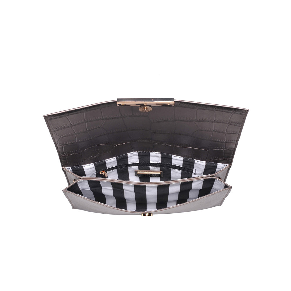 Product Image of Urban Expressions Estelle Clutch NA-840611156693 View 4 | Pewter