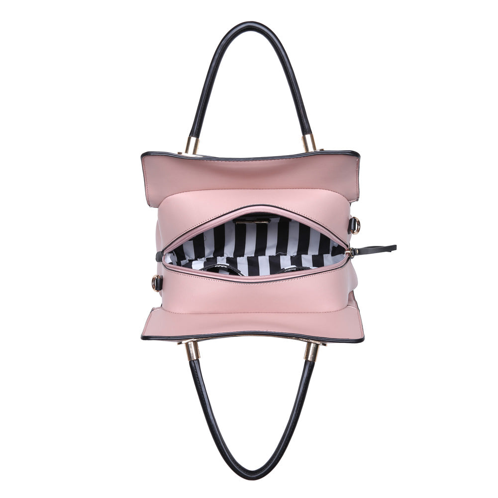 Product Image of Urban Expressions Willa Satchel NA-840611149480 View 4 | Blush