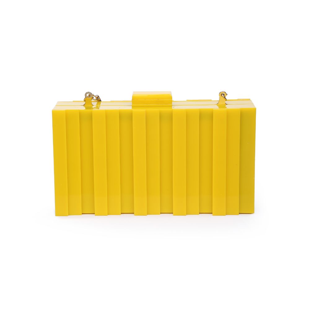 Product Image of Urban Expressions Leo Evening Bag 840611167804 View 3 | Yellow