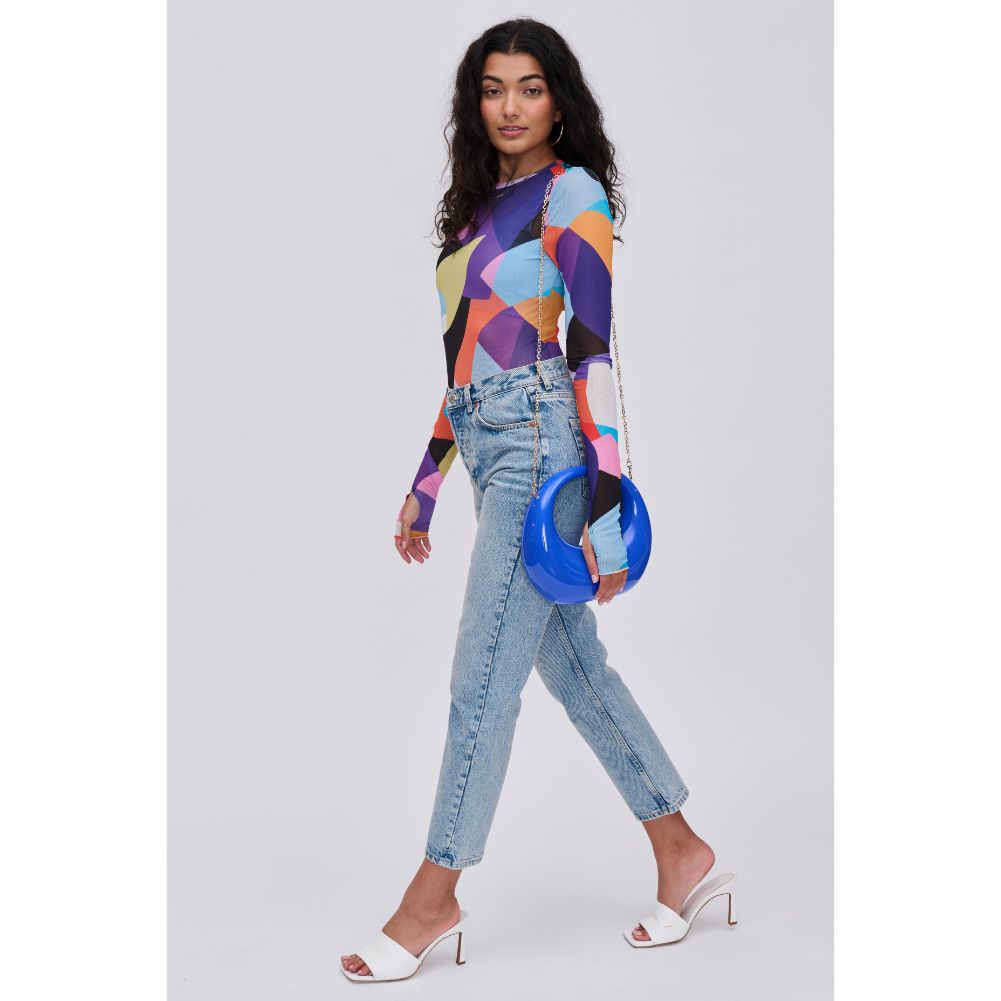 Woman wearing Blue Urban Expressions Trave Evening Bag 840611109996 View 3 | Blue