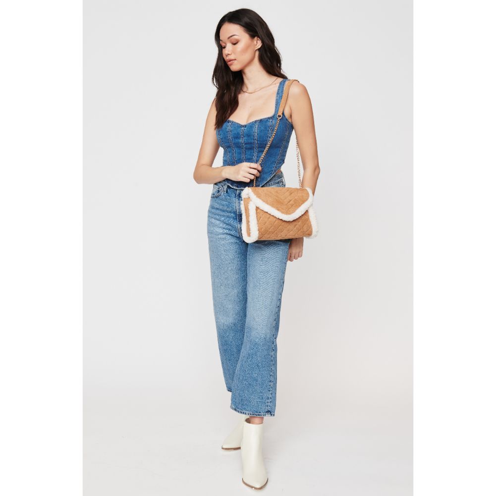 Woman wearing Natural Urban Expressions Allison Crossbody 840611103888 View 3 | Natural