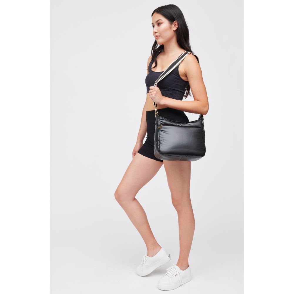 Woman wearing Black Urban Expressions Verna Crossbody 840611184979 View 4 | Black