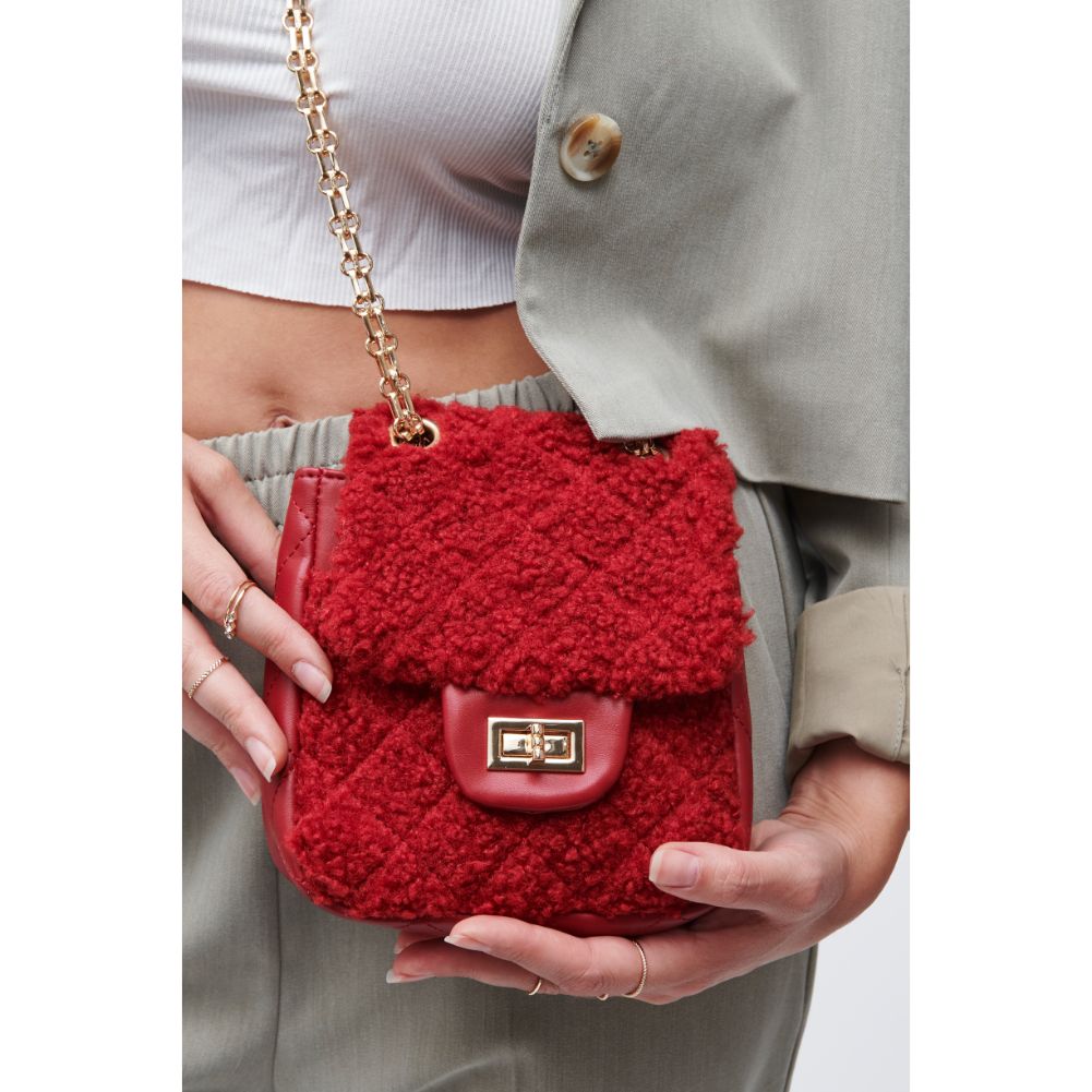 Woman wearing Berry Urban Expressions Dorper Crossbody 818209010092 View 1 | Berry