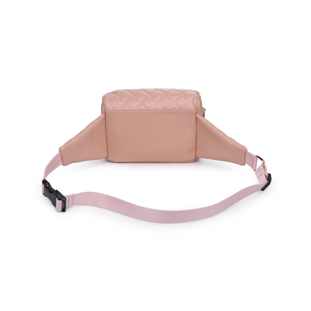 Woman wearing Nude Urban Expressions Hawthorn Belt Bag NA-840611158598 View 7 | Nude