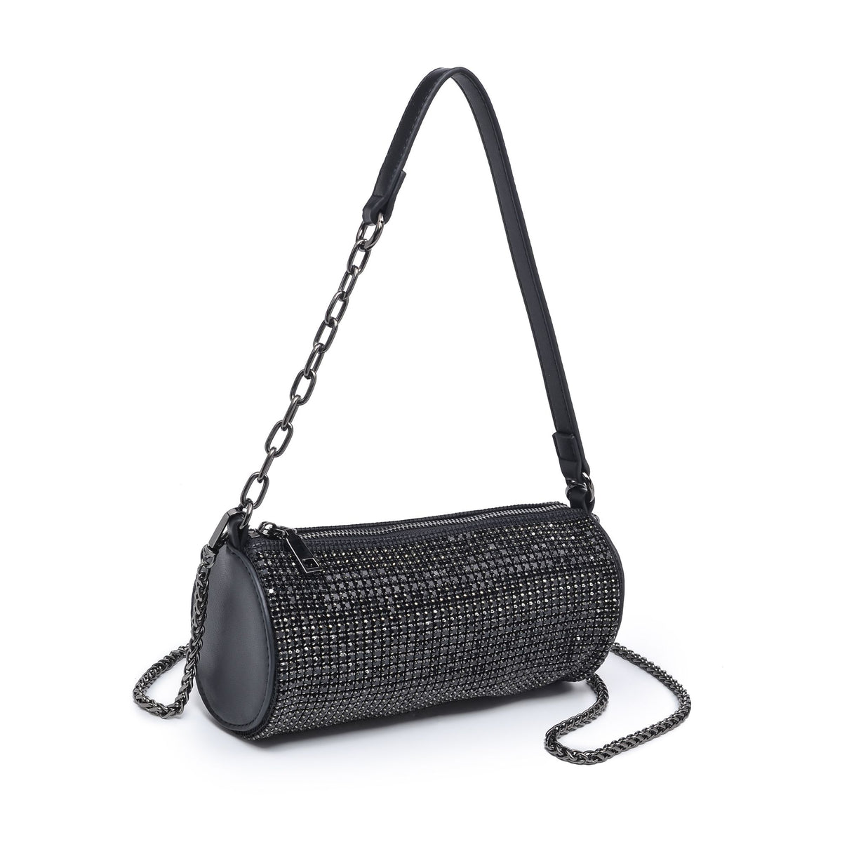 Product Image of Urban Expressions Britney Evening Bag 818209012669 View 6 | Black
