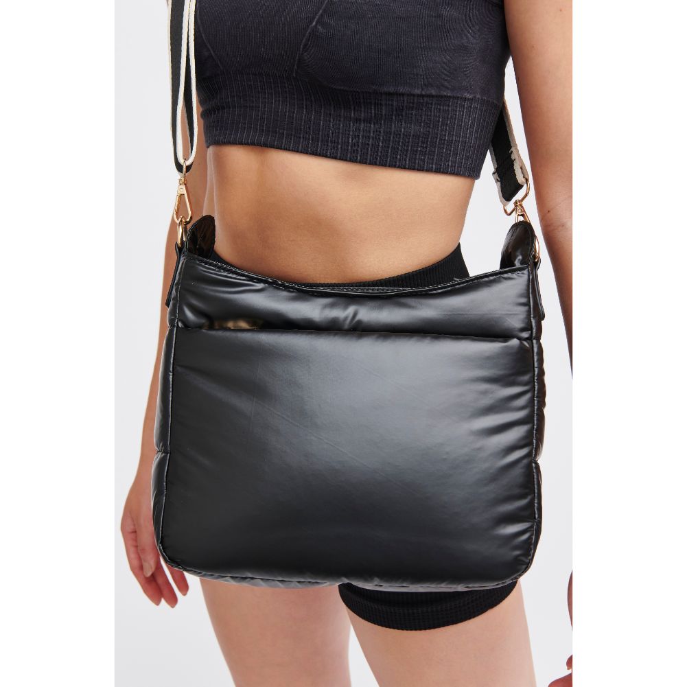 Woman wearing Black Urban Expressions Verna Crossbody 840611184979 View 2 | Black