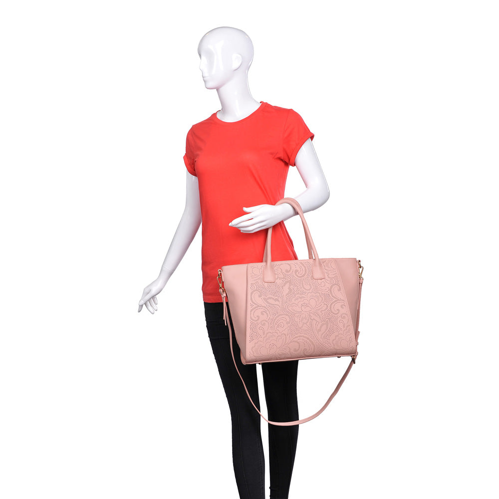 Product Image of Urban Expressions Primrose Tote NA-840611158796 View 5 | Blush