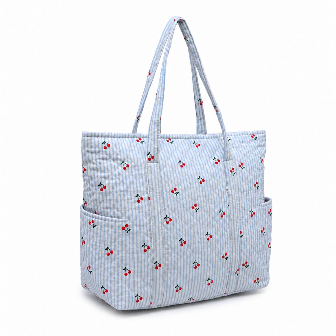 Urban Essentials Cherry Lane - Insulated Carryall Tote 840504216725 View 1 | Blue Cherry