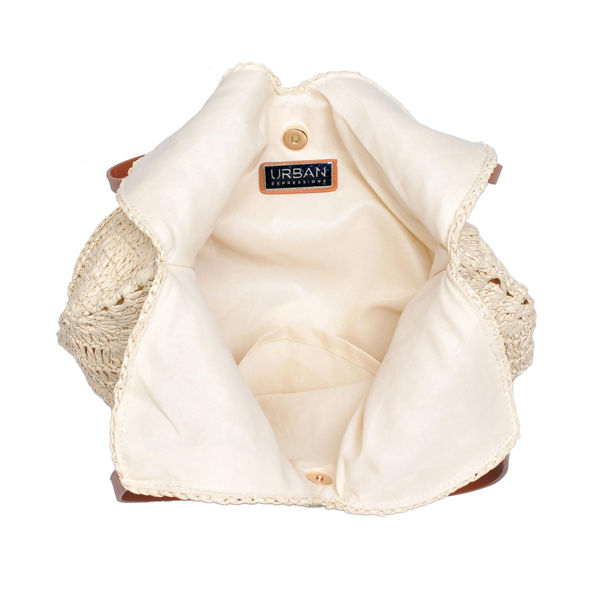 Product Image of Urban Expressions Clara Tote 840611157133 View 8 | Ivory